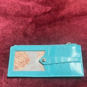 HOBO CARTE CARD CASE Turquoise Wallet